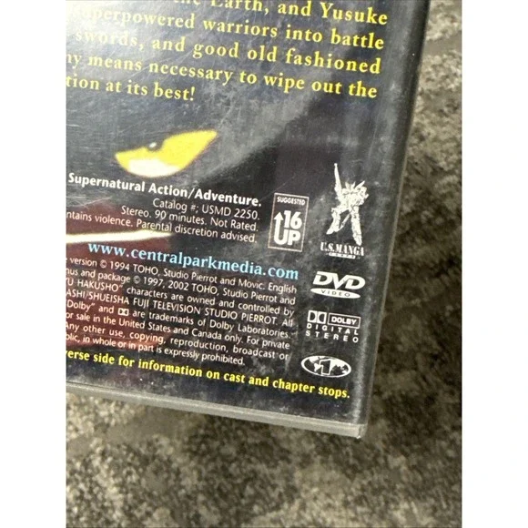 Yu Yu Hakusho: The Movie: Poltergeist‎ Report (DVD) English & Japanese - Picture 3 of 5